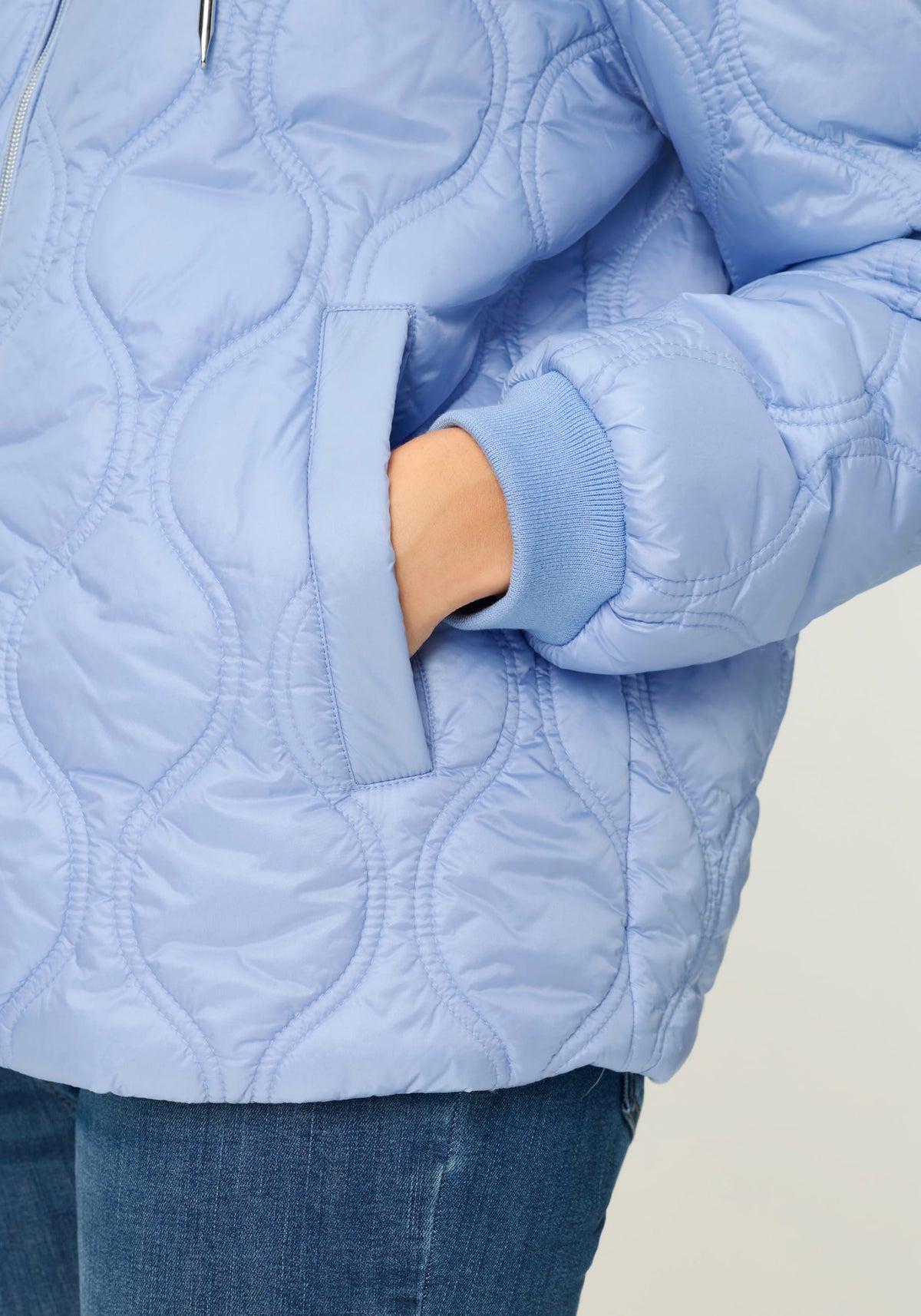 Quilted Jacket with Hood