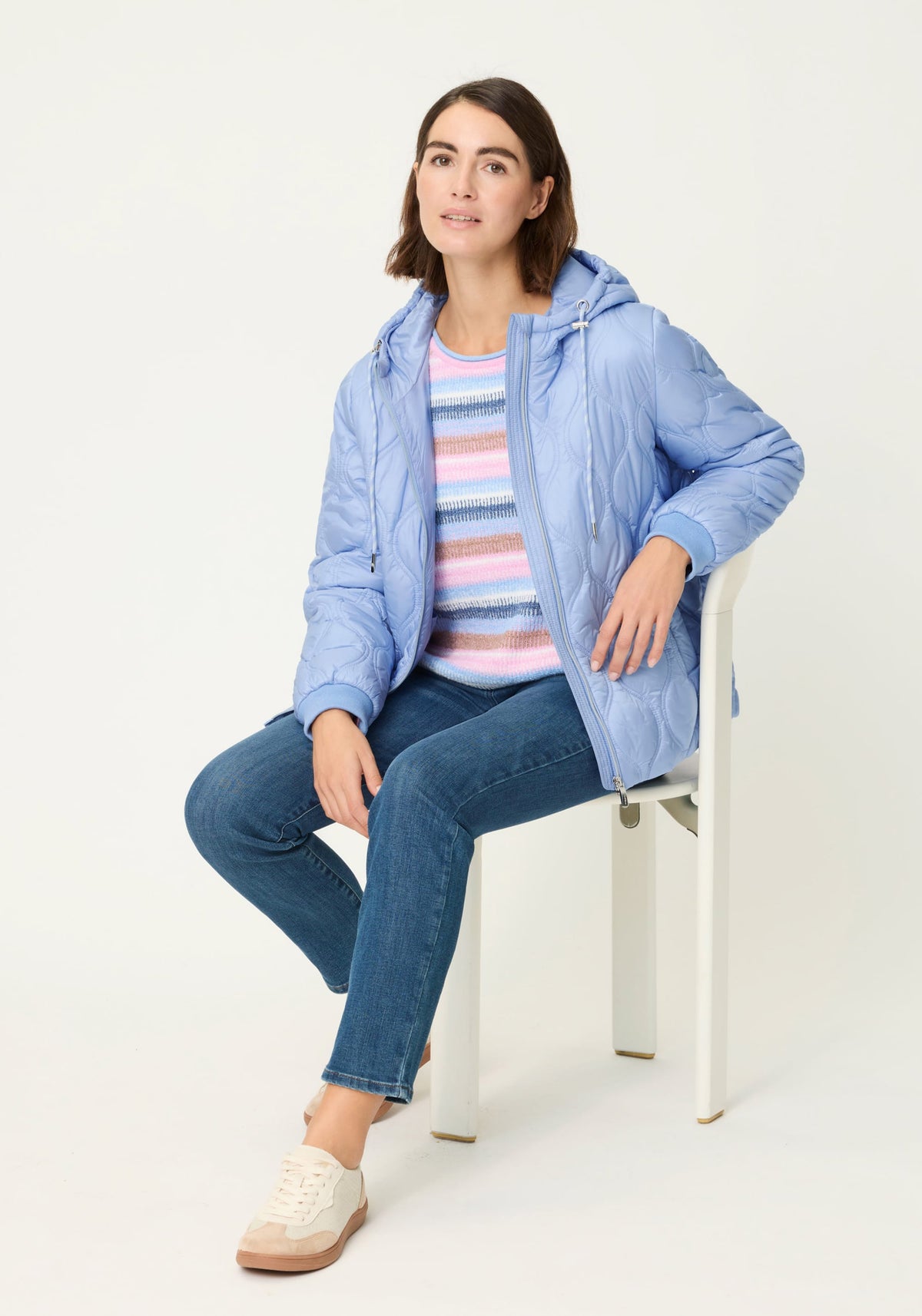 Quilted Jacket with Hood