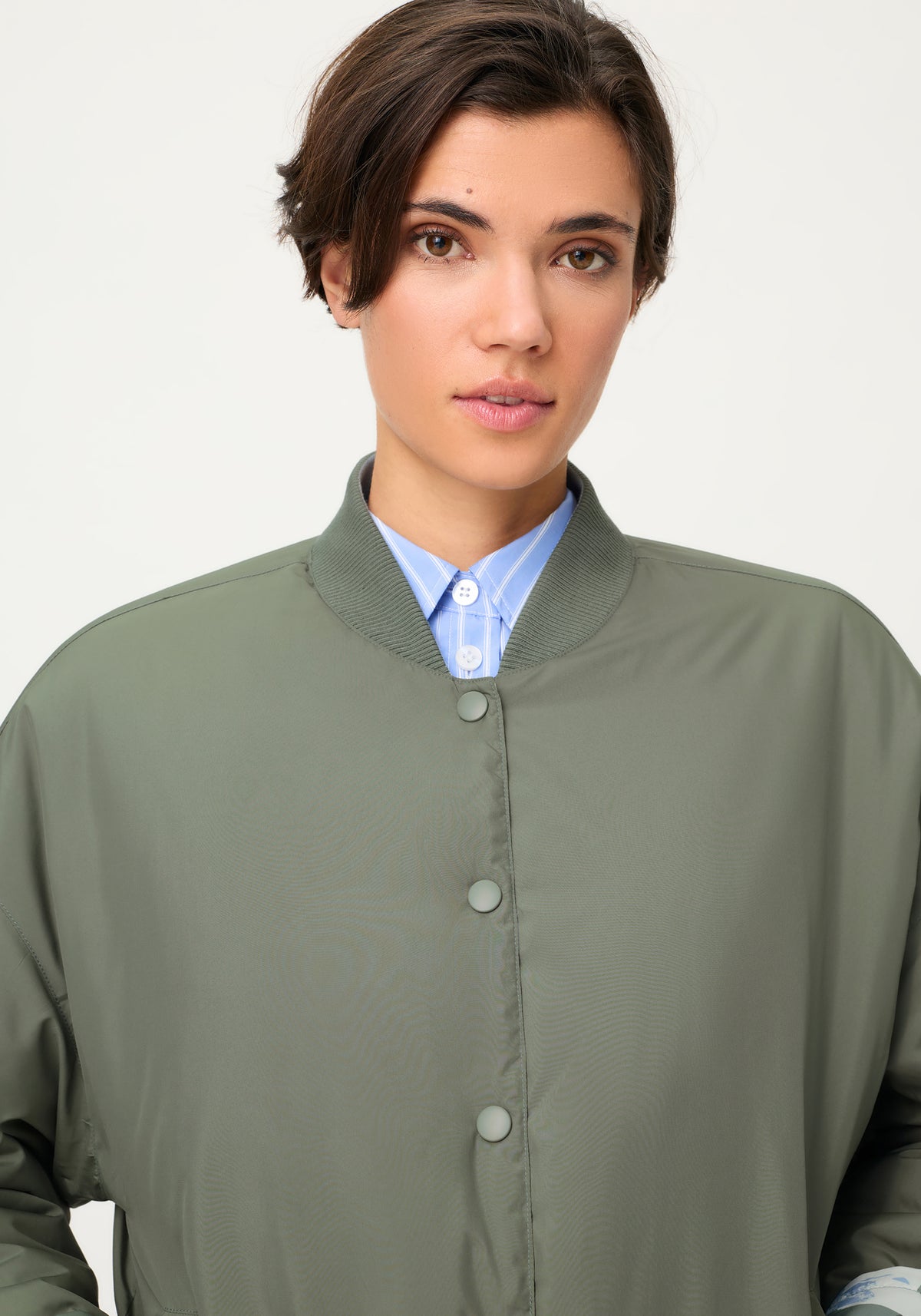 Reversible Botanic Camo Bomber Jacket