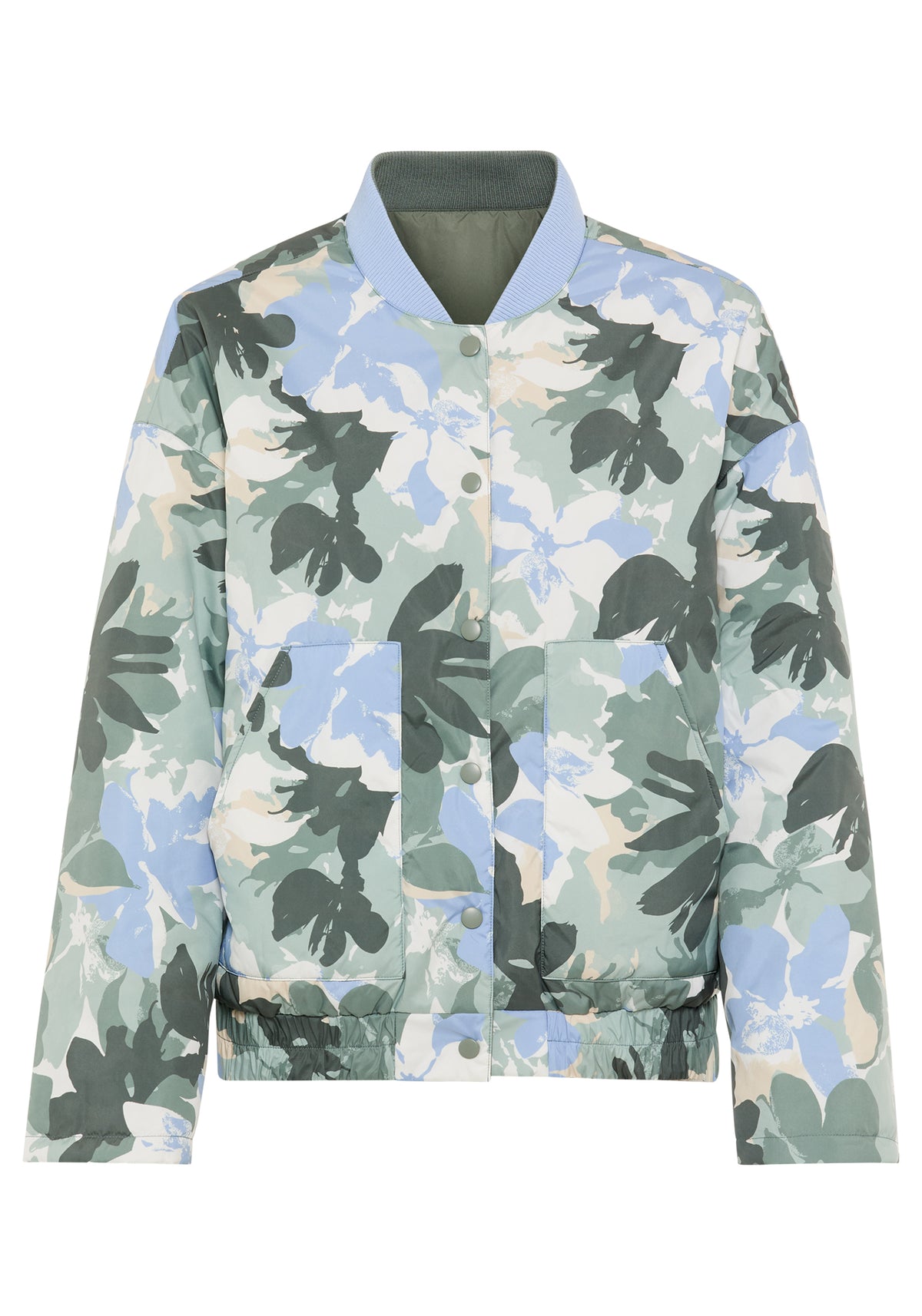 Reversible Botanic Camo Bomber Jacket