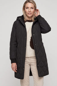 Manteau matelassé à capuche amovible