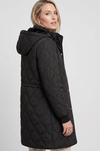 Manteau matelassé à capuche amovible