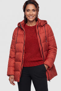Parka à capuche amovible