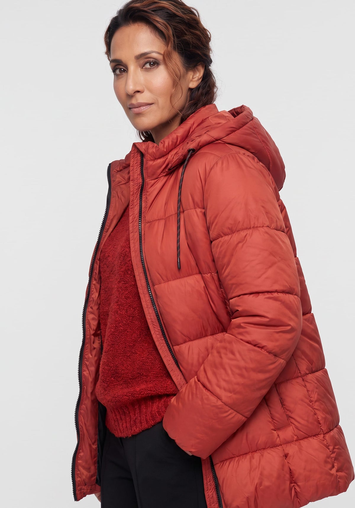 Parka à capuche amovible