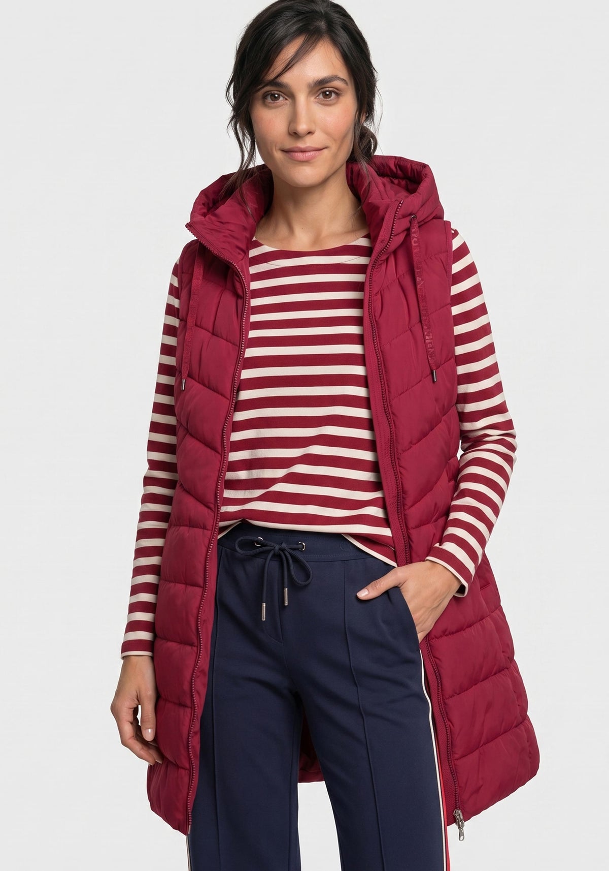 Longline Outdoor Hooded Vest