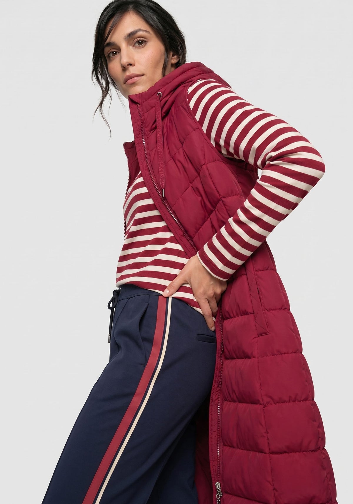 Longline Outdoor Hooded Vest