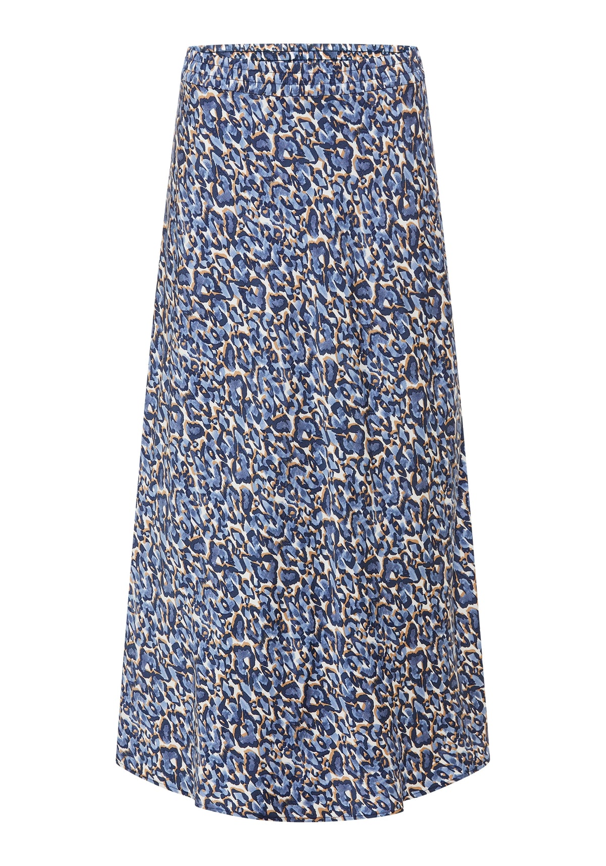 Leo Print A-Lined Skirt