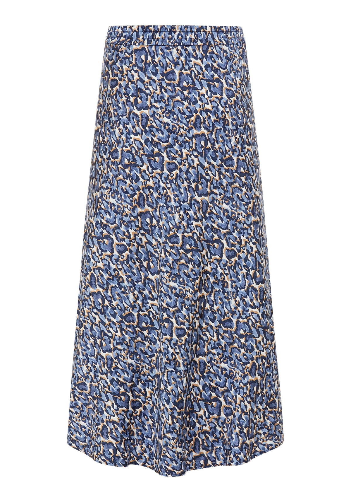 Leo Print A-Lined Skirt