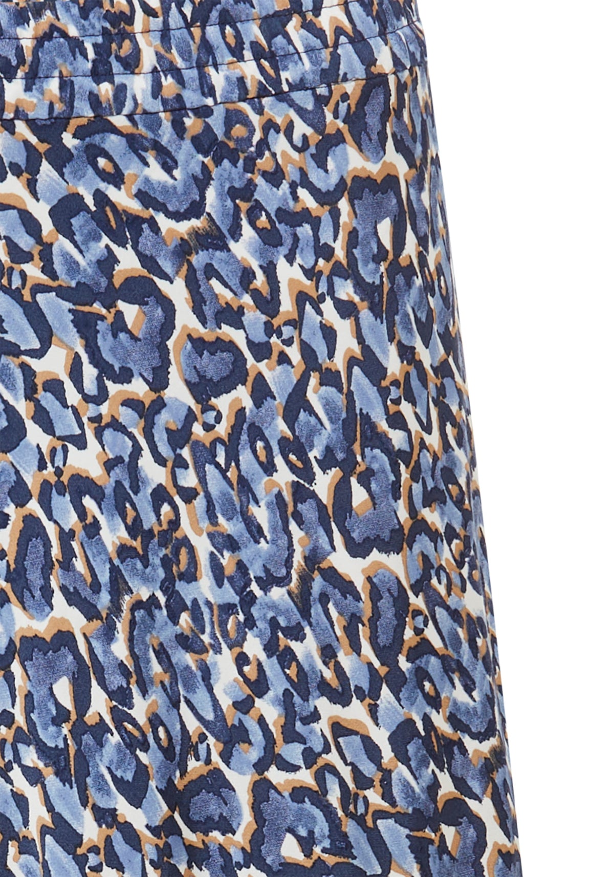 Leo Print A-Lined Skirt