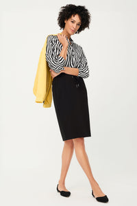 Ponte Roma Knit Skirt