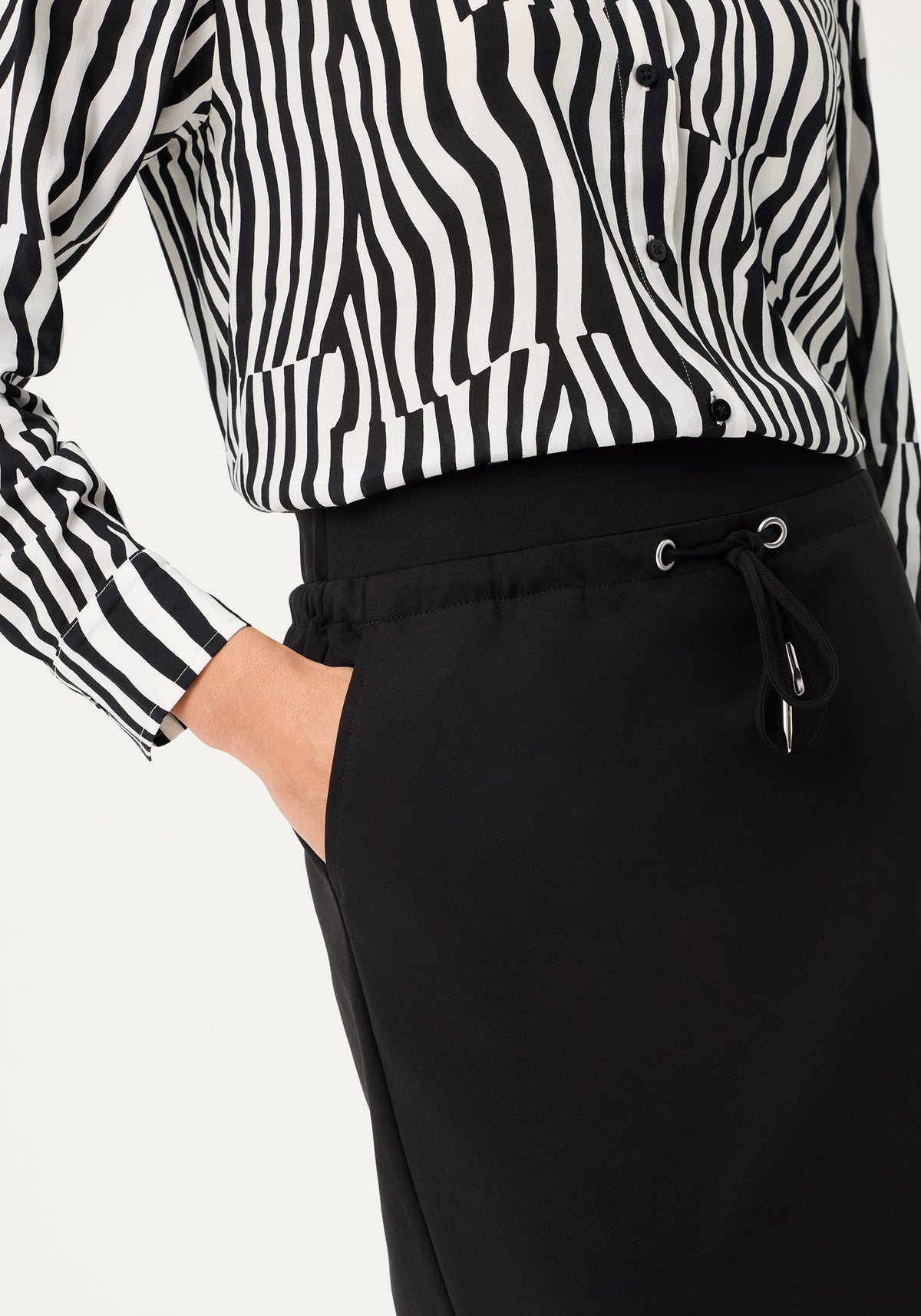 Ponte Roma Knit Skirt