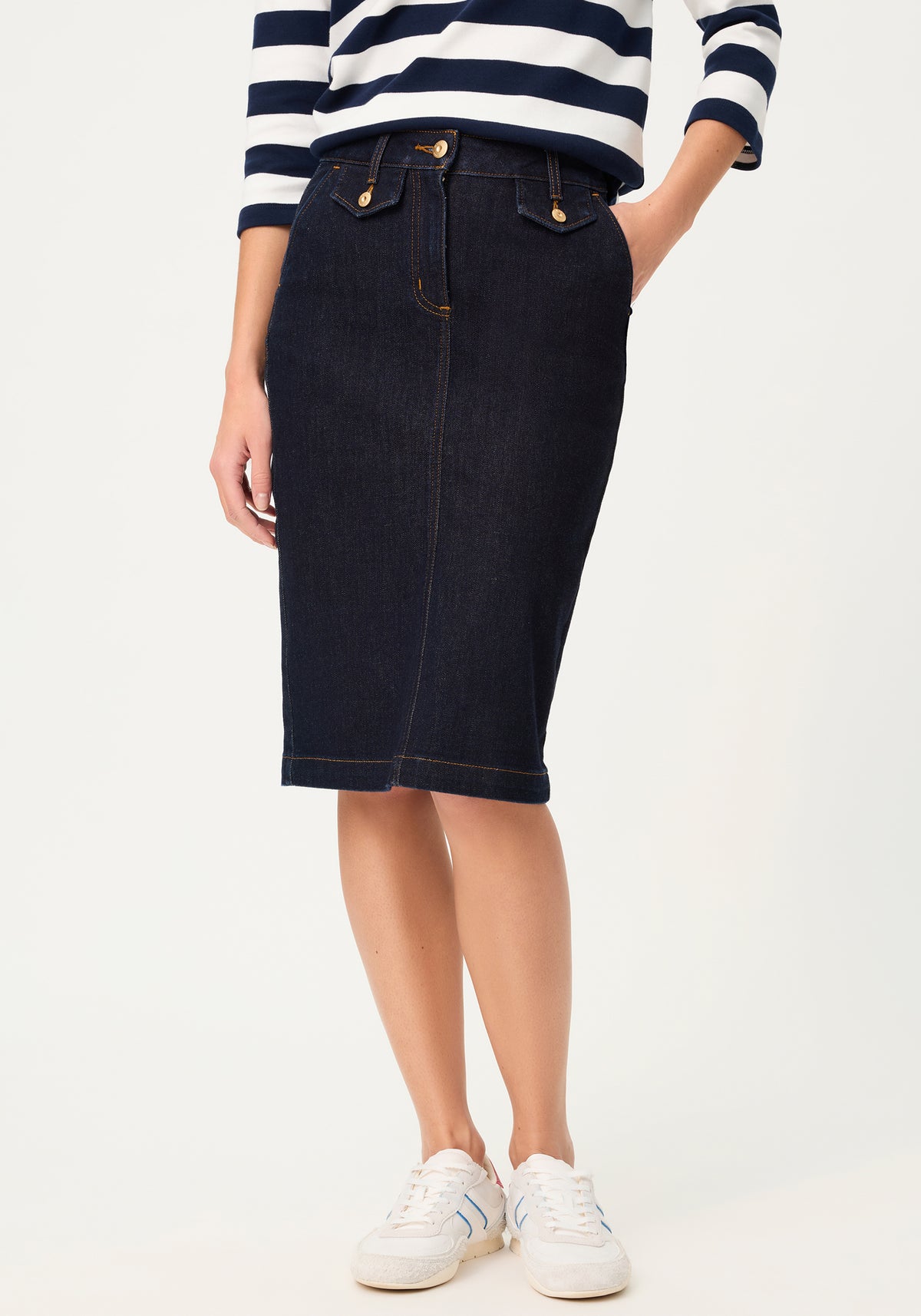 Jupe en denim foncé