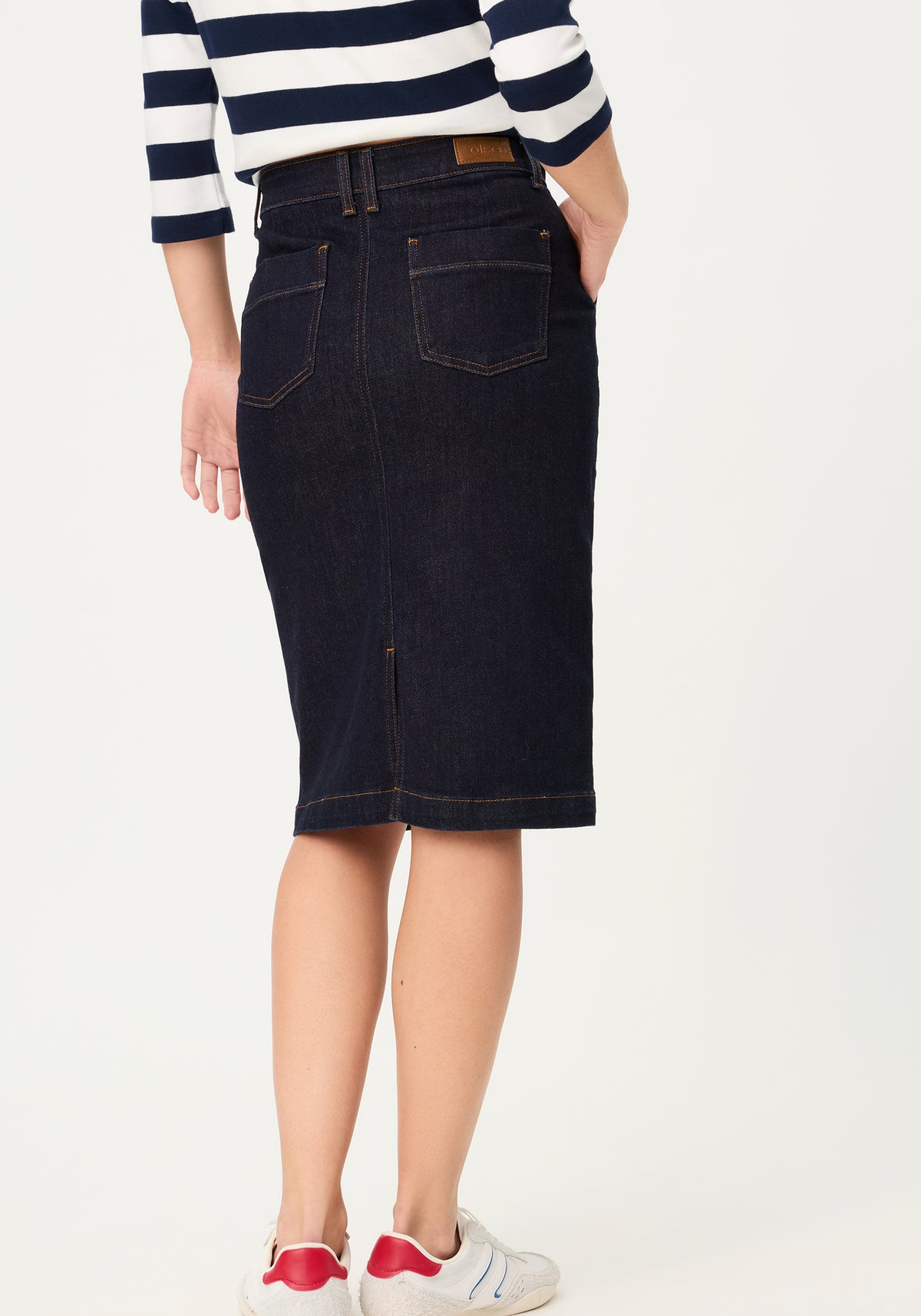 Jupe en denim foncé