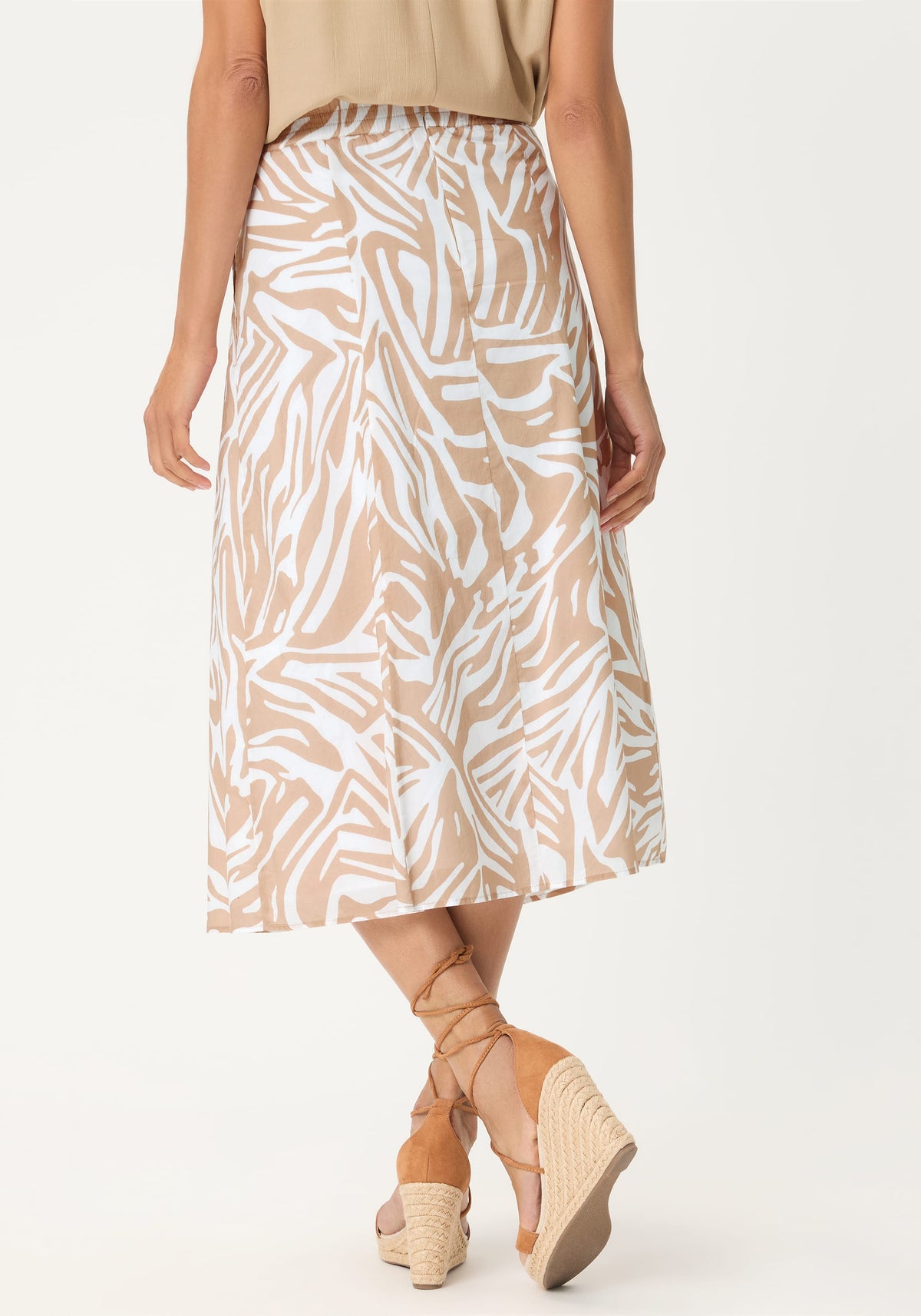 Neo Zebra A-Line Skirt