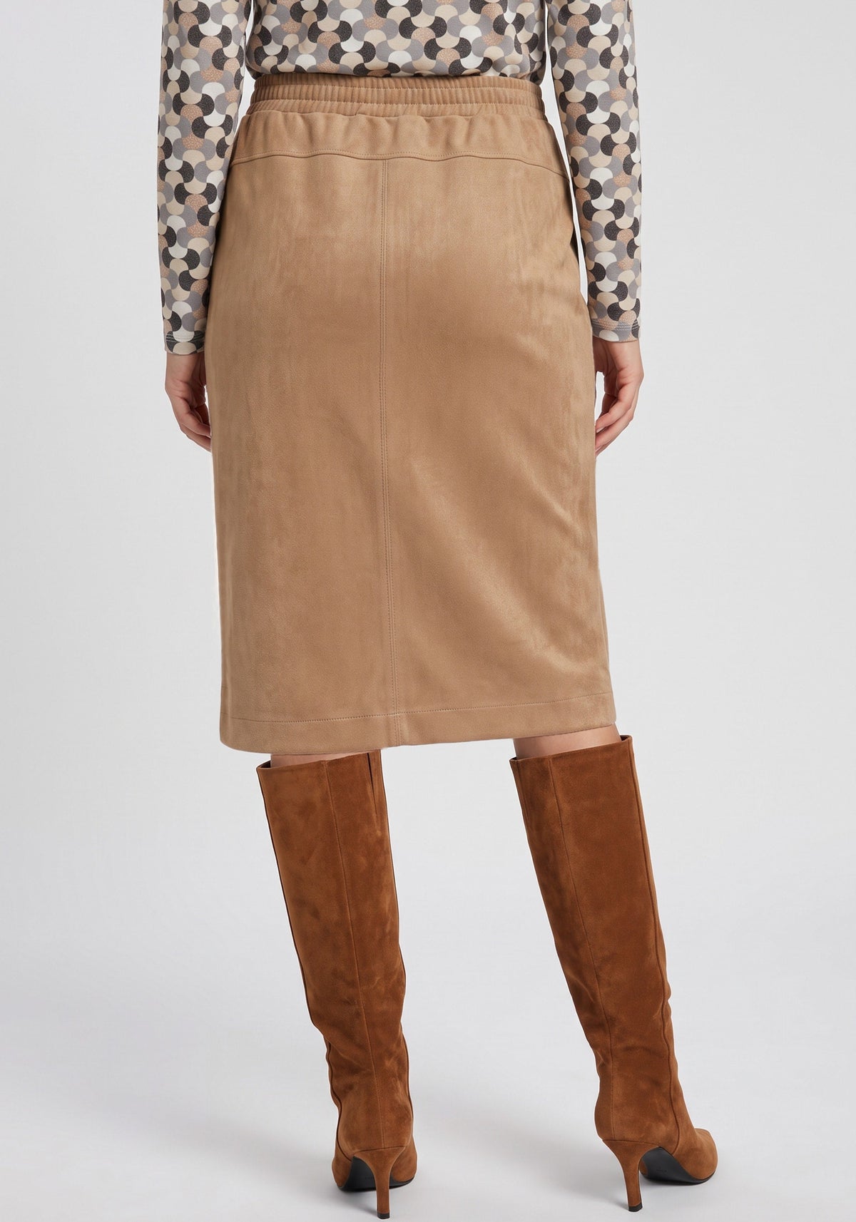 Faux Suede Skirt