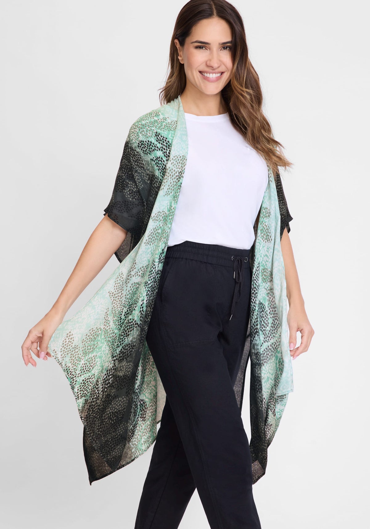 Panneaux Print Summer Cape