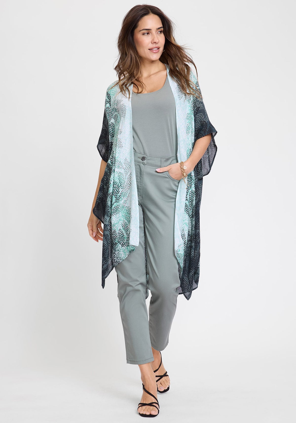 Panneaux Print Summer Cape