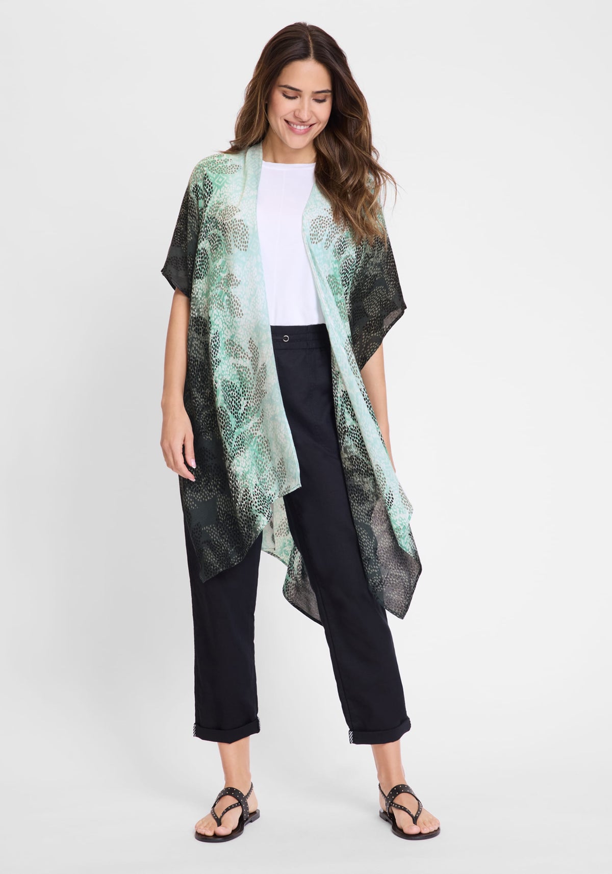Panneaux Print Summer Cape