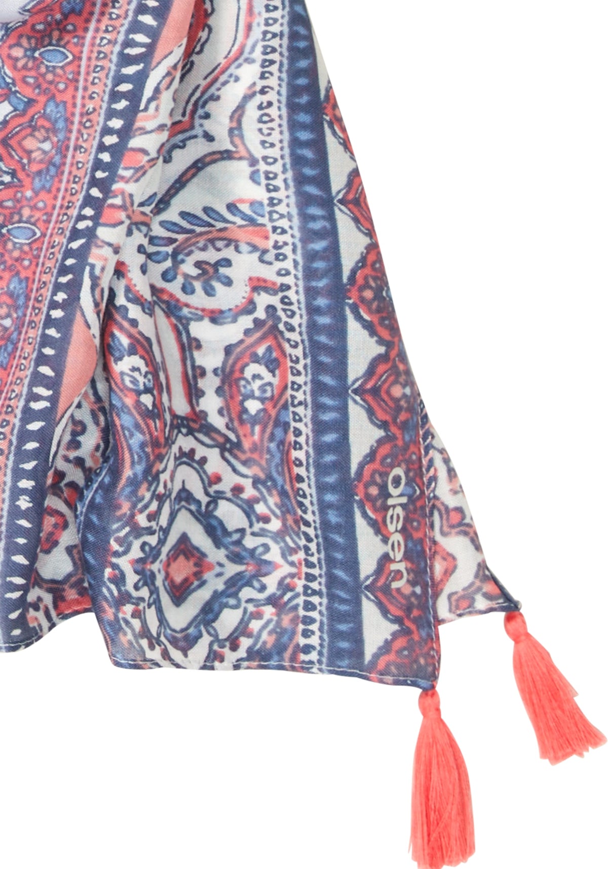 Écharpe à glands imprimée sur l'agrile du frêne