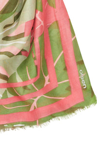 Sleeveless Jungle Leaf Print Dress