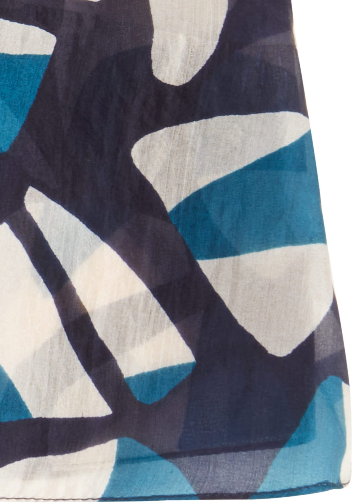 Silk Modern Graphic Scarf