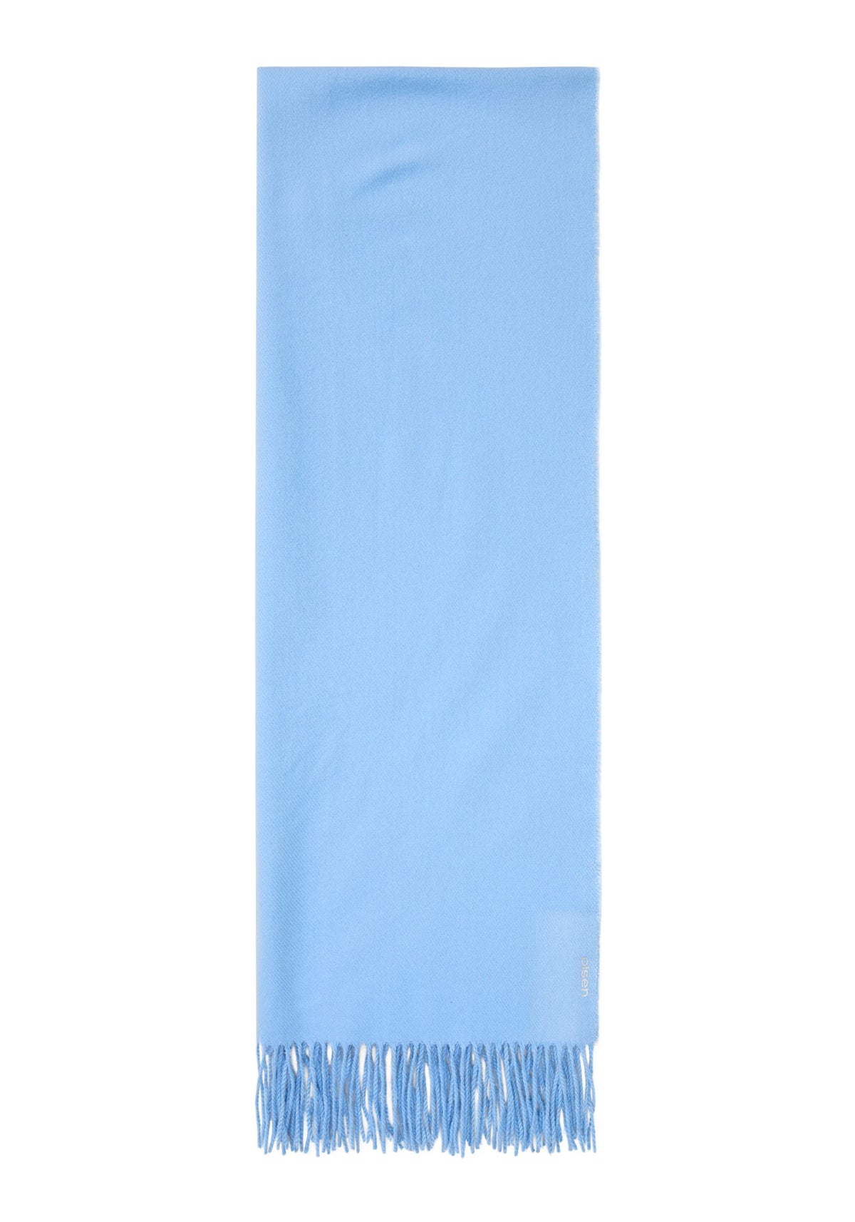 Echarpe solide avec franges