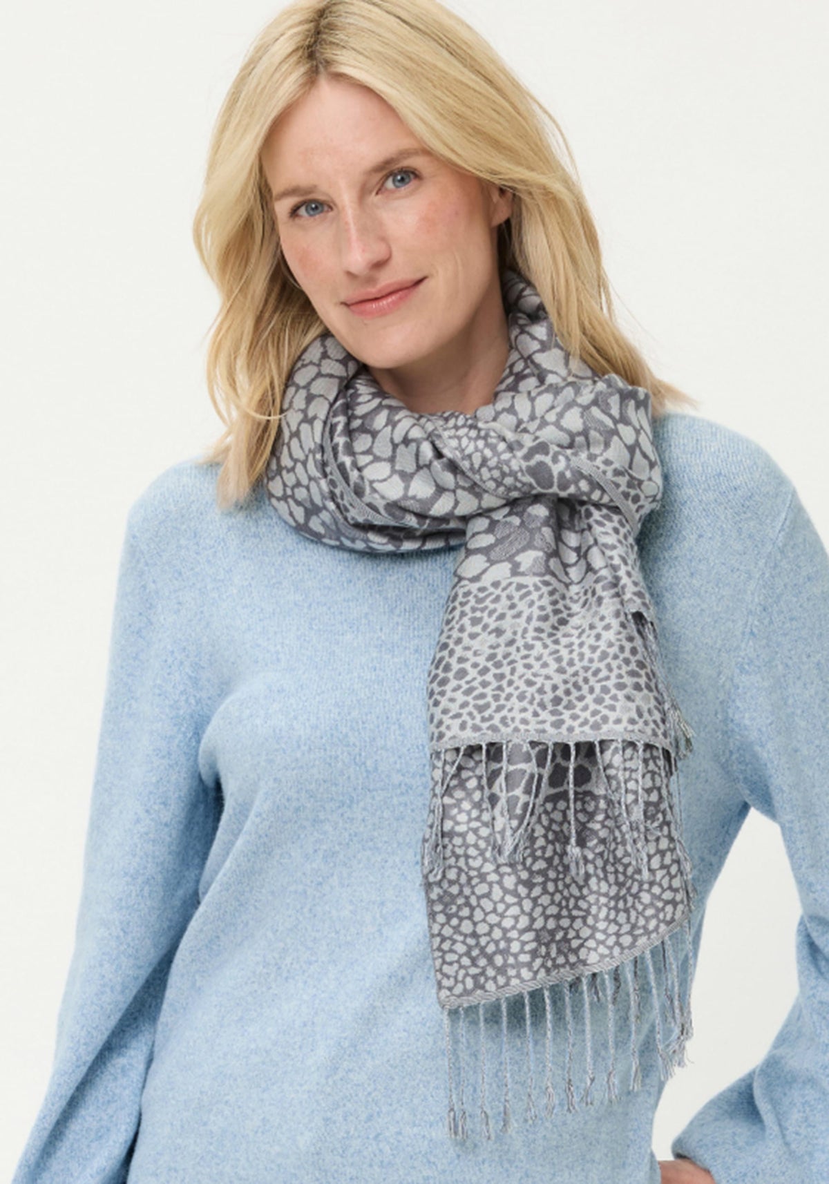 Foulard à motifs de galets