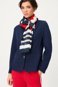 Abstract Camo & Stripe Scarf