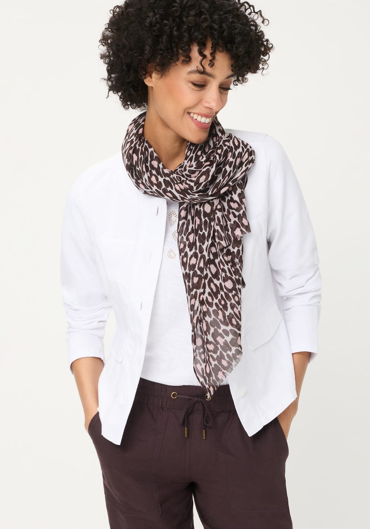 Leopard Scarf