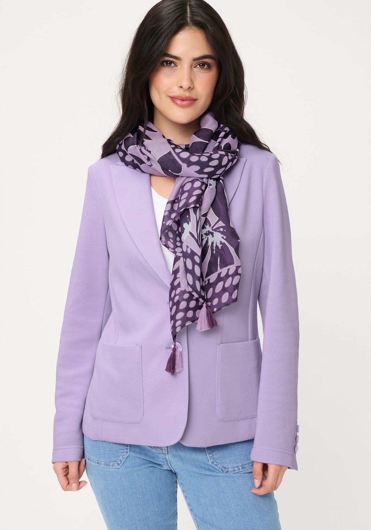 Magnolia Print Scarf
