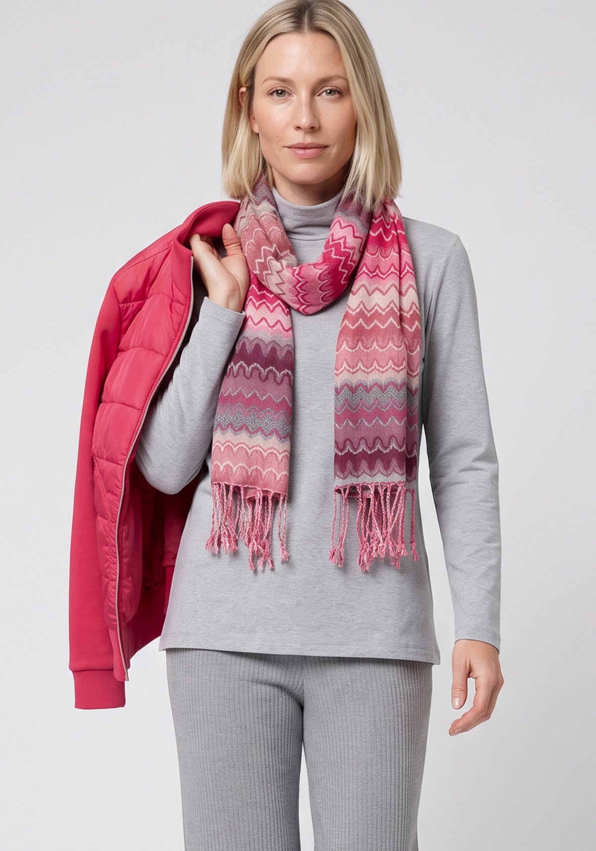 Wave Stripe Scarf